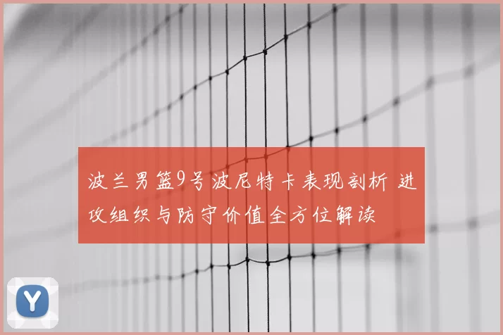 波兰男篮9号波尼特卡表现剖析 进攻组织与防守价值全方位解读
